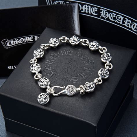 replica chrome heart mens bracelet|chrome hearts bracelets.